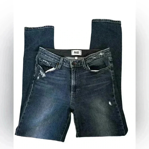 PAIGE Julia Straight Tamara Jeans Mid-rise - Picture 2 of 9